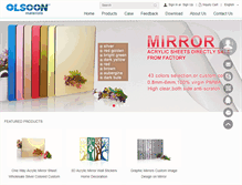 Tablet Screenshot of mirroracrylic.com
